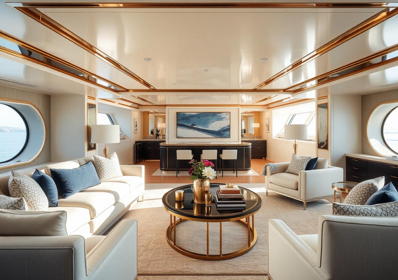 Warren 93 interior after ATLIS yacht refit